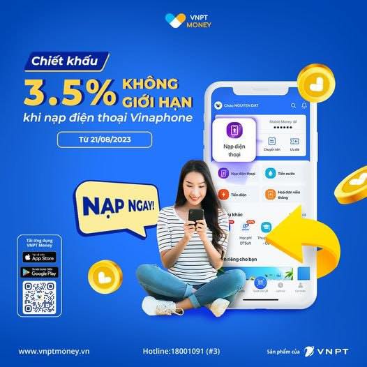 VNPT MONEY - ƯU ĐÃI CHIẾT KHẤU CỰC HOT